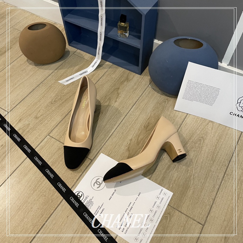 Giày Cao Gót 1cm / 6.5cm Đế Dày Thời Trang Cho Nữ