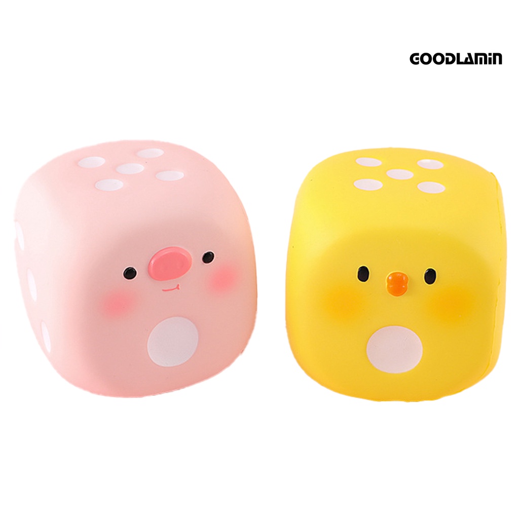 Goodlarxx Đồ Chơi Nắn Bóp Đàn Hồi Giảm stress Hình Xúc Xắc