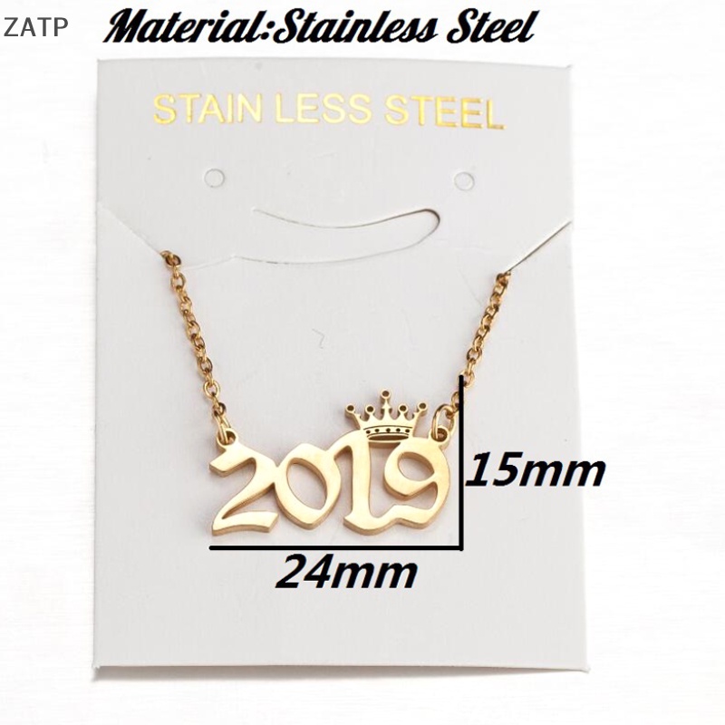 Za Vòng Cổ Trang Sức Hình Vương Miện Năm Sinh Thời Trang Năm 1980 Đến 2019 Cho Nữ vn