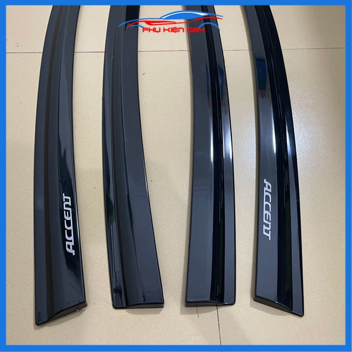 Vè mưa Accent 2018-2023 vè đen che mưa bảo vệ trang trí xe