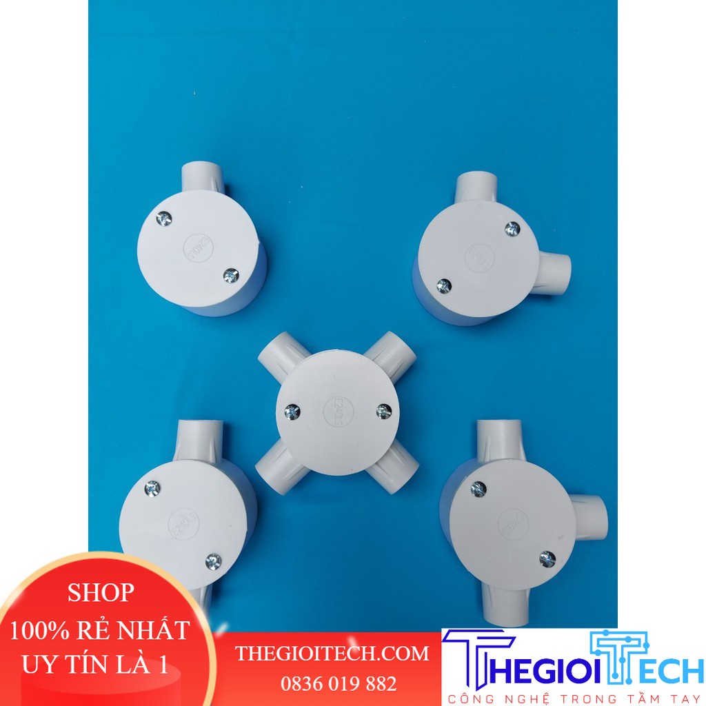 Ổ  Nối Đường chia 1- chia 2- chia 3- chia 4 Phi 20 combo 1 gói /10 Cái - 2V20