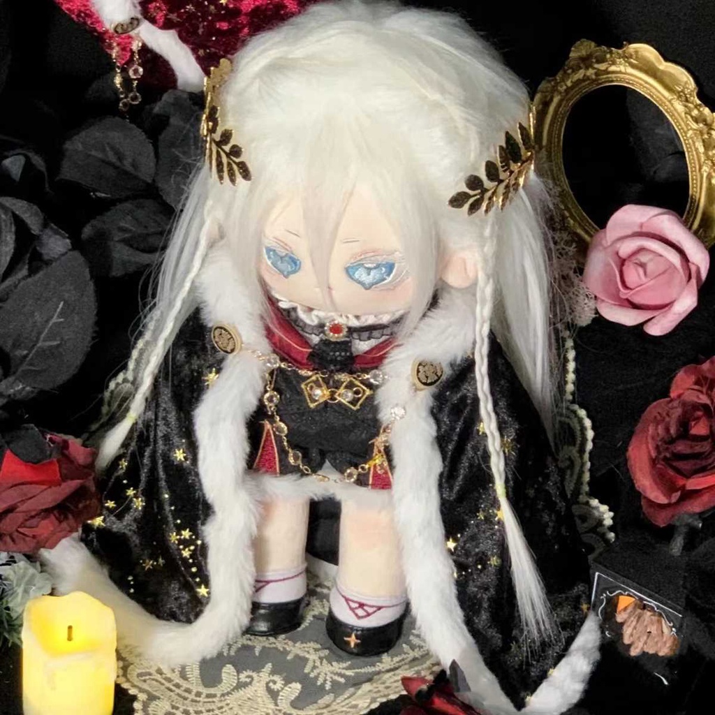 Búp Bê Nhồi Bông Hình Vương Miện Ngôi Sao 20cm Mặc Trang Phục Thường Ngày Không Kèm Búp Bê