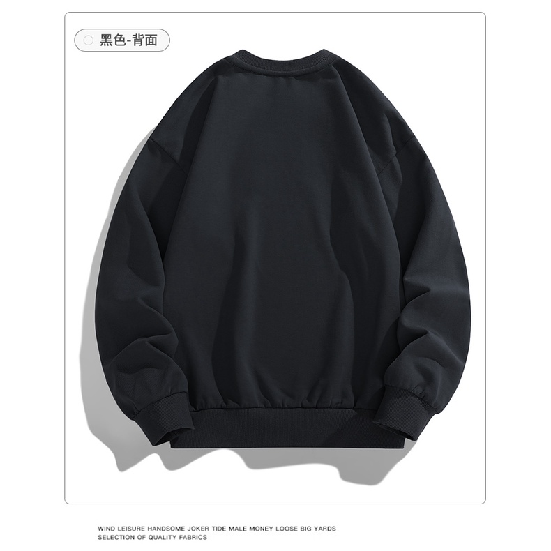 Áo Thun Tay Dài Cổ Tròn Dáng Rộng In Hình Thời Trang Mùa Thu Cho Nam