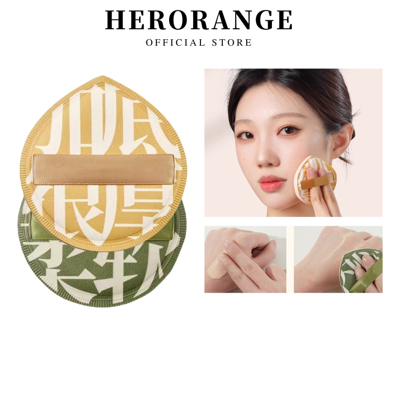 Mút trang điểm Herorange 2023 mềm mịn đàn hồi size lớn