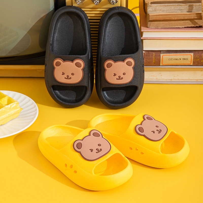 Dép Chống Trượt In Họa Tiết Hoạt Hình Dễ Thương Thời Trang Mùa Hè Cho Bé Trai Và Gái