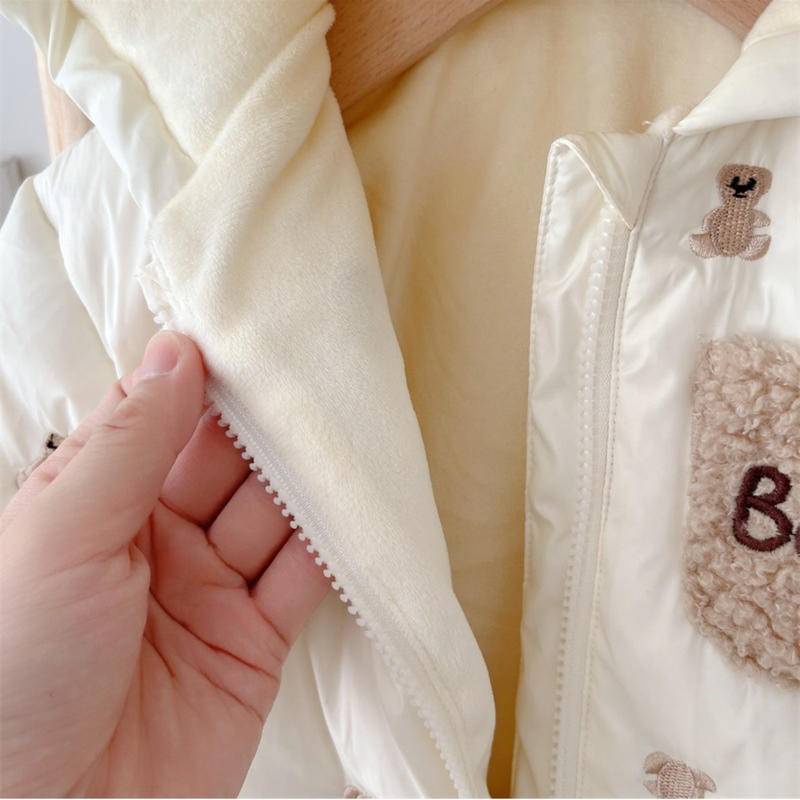 Áo Liền Quần Bằng Lông Cừu Giữ Ấm Mùa Đông Phong Cách Mới 2023 Cho Bé Sơ Sinh