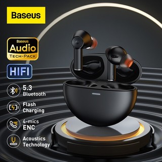 Tai nghe không dây 5.3 bluetooth baseus bowie ex tws điều khiển cảm ứng giảm tiếng ồn