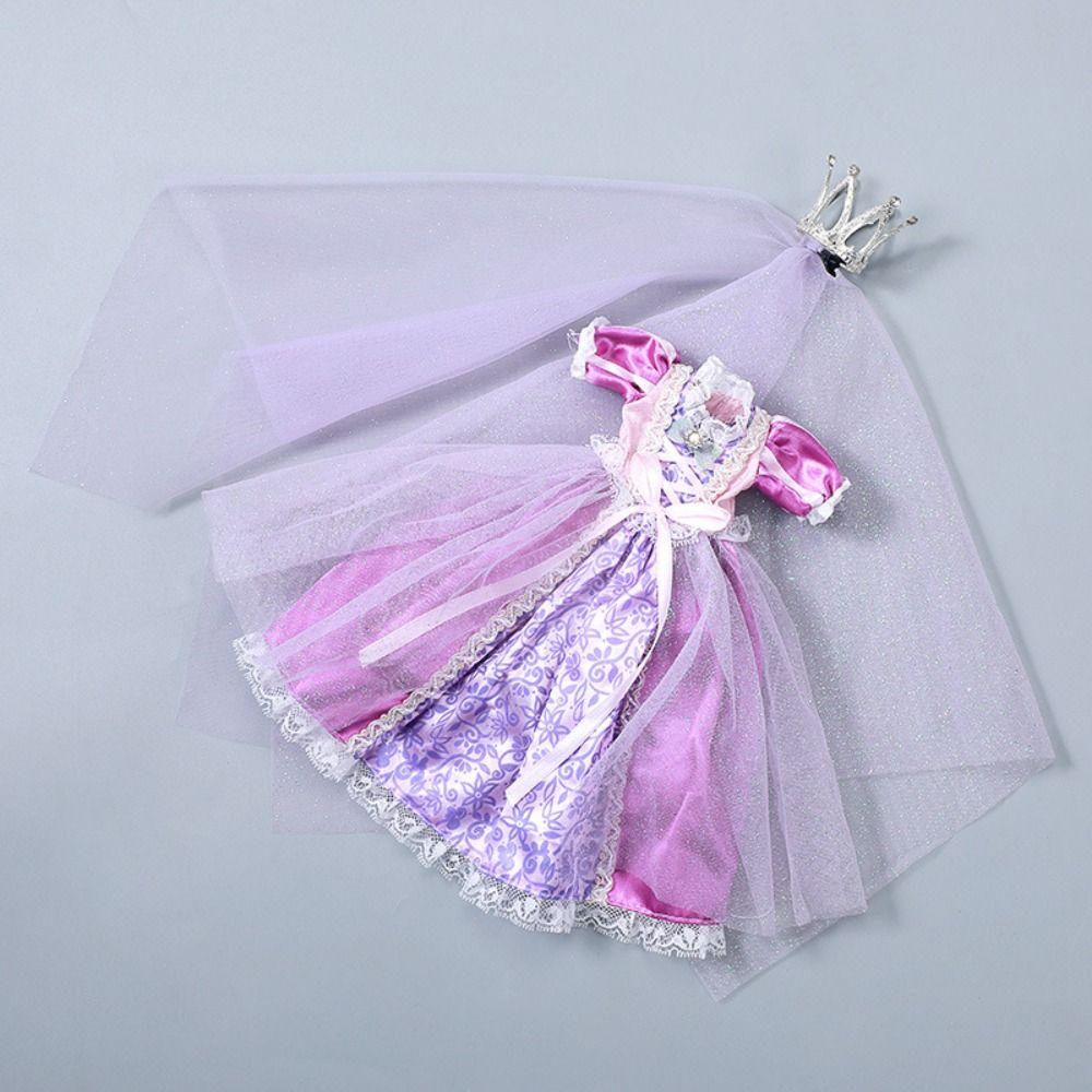 Bộ Đầm Công Chúa Bằng Vải cotton Dễ Thương Cho Búp Bê 11 inch 30cm 11 inch