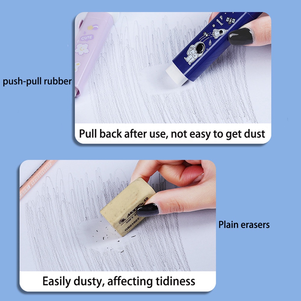 Dễ Thương Cục Tẩy Bút Chì Họa Tiết Hoạt Hình Đáng Yêu