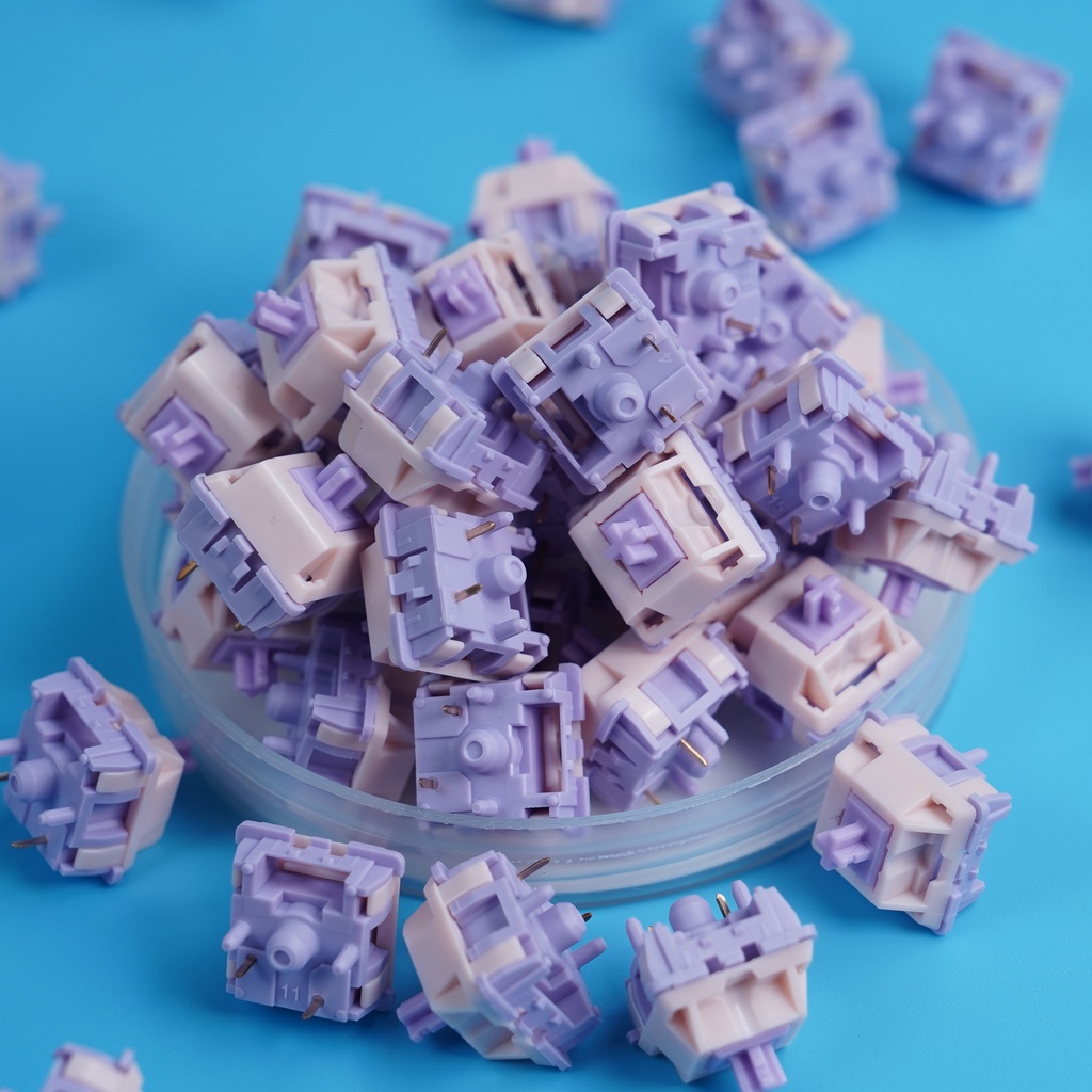 Bộ 10 / 30 Gói  Công Tắc Phím Cơ Tuyến Tính 5pins 38 / 45 / 53 / 48 / 60g