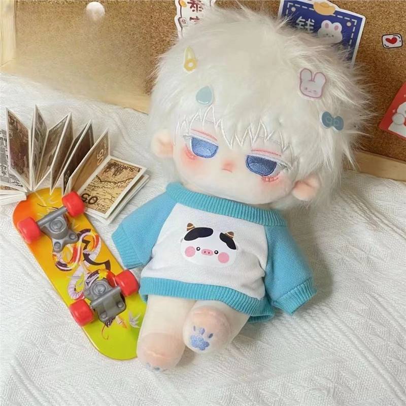 Búp Bê Nhồi Bông jujutsu kaisen q version gojo satoru ere1 20cm