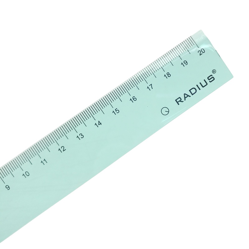 Thước Kẻ 20 cm Radius - Màu Xanh