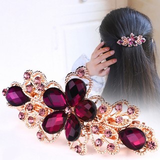 Kẹp Tóc Hình Nơ Đính Đá Thời Trang Cho Nữ
