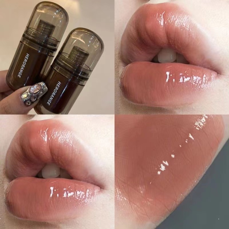 Son Bóng Màu Đen Dưỡng Ẩm Lâu Trôi Tự Nhiên