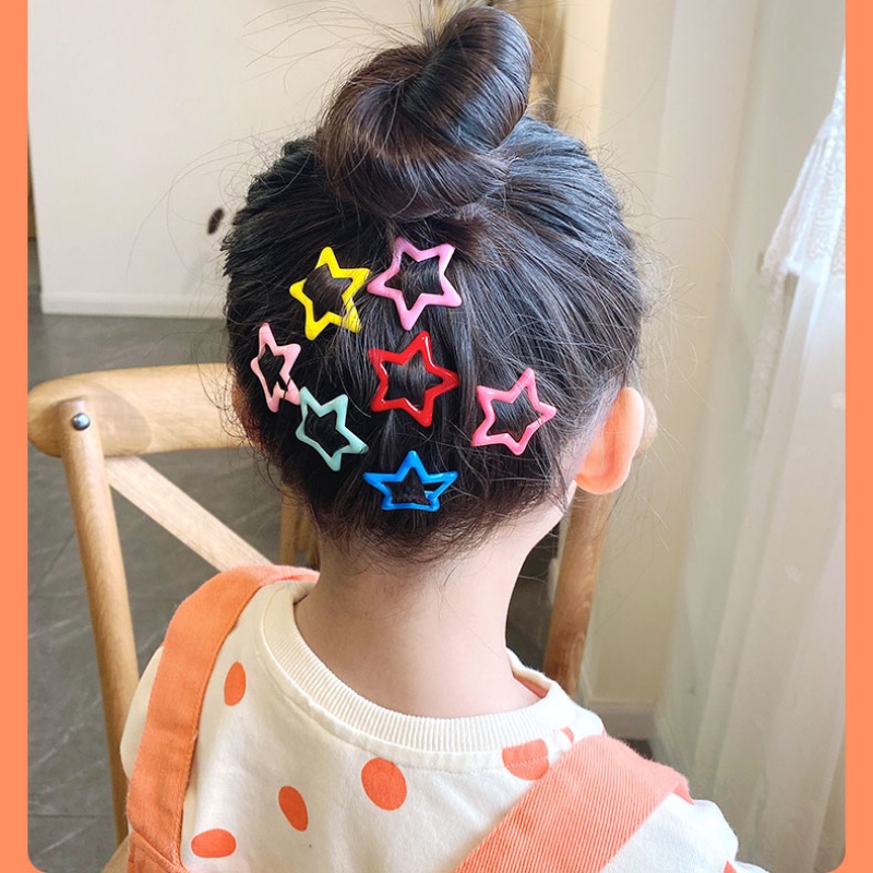 Bộ Kẹp Tóc Bb Hình Ngôi Sao Dễ Thương Thời Trang Cho Bé Gái YKT