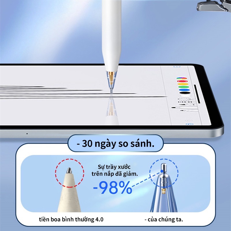 Đầu bút cảm ứng goojodoq ngòi 3.0 3.5 4.0 thay thế bút vẽ thích hợp cho iPad 1/ 2