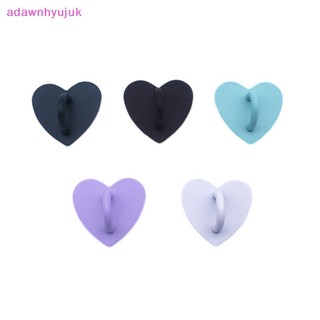 Móc Xỏ Ngón Bằng Kim Loại Hình Trái Tim Dễ Thương Cho Điện Thoại Di Động adawnhyujuk kawaii