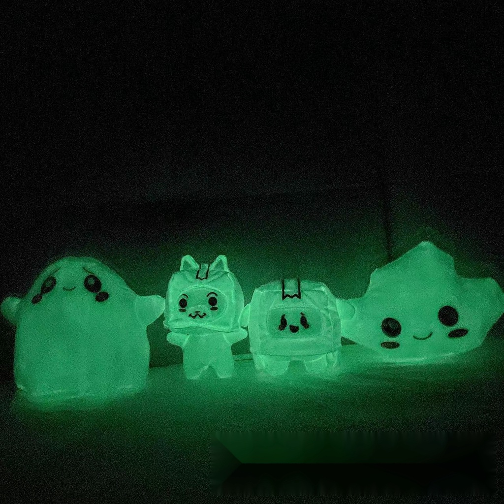 Lankybox Thú Nhồi Bông Hình Ma Phát Sáng Trong Bóng Tối