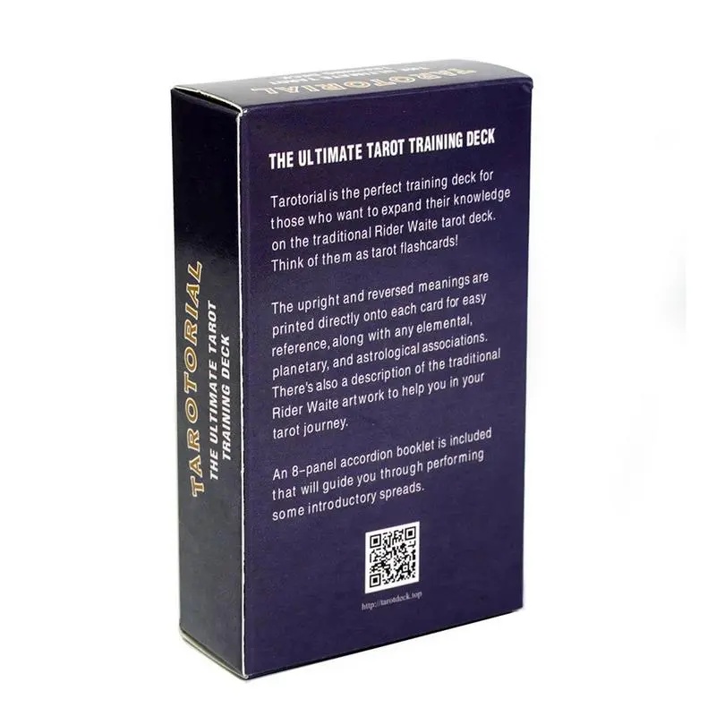 The Ultimate Tarot Training Deck Oracle Card 78pcs Fate Divination Tarot Cards