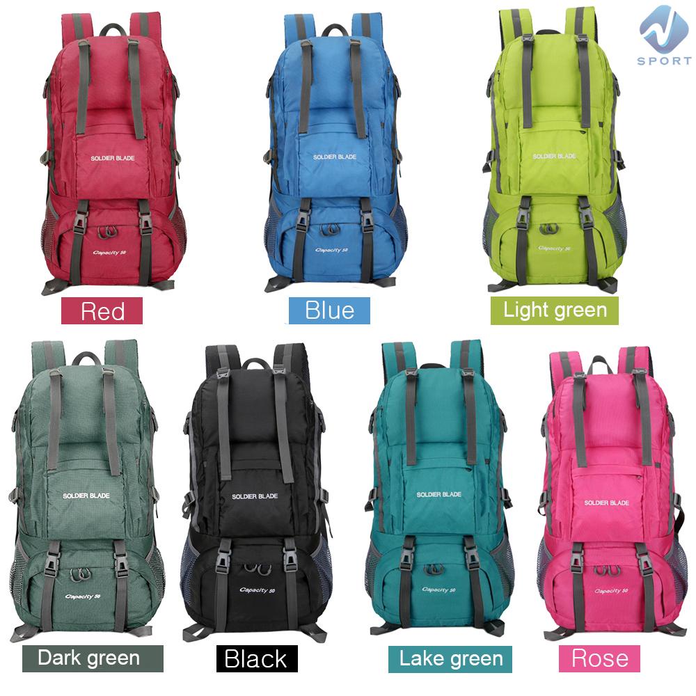 Ba Lô Leo Núi Dung Tích Lớn 50l Thoáng Khí Chống Thấm Nước