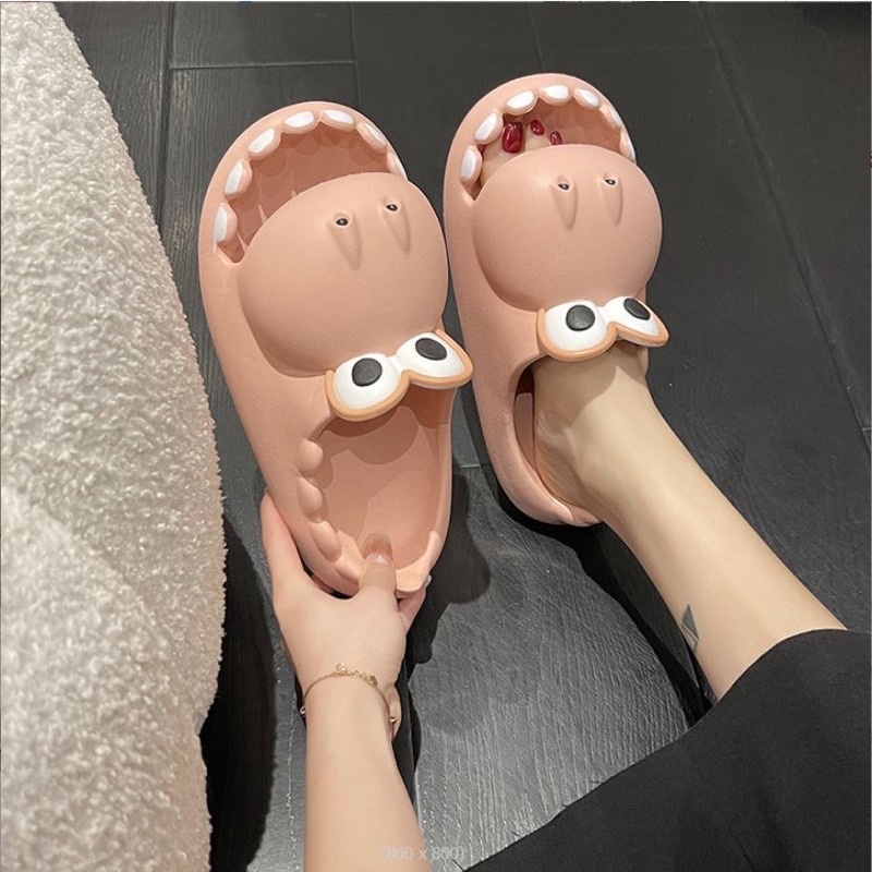 TKL GG Dép Cá Sấu Mắt To siêu cute chống nước - kèm video và ảnh thật GG