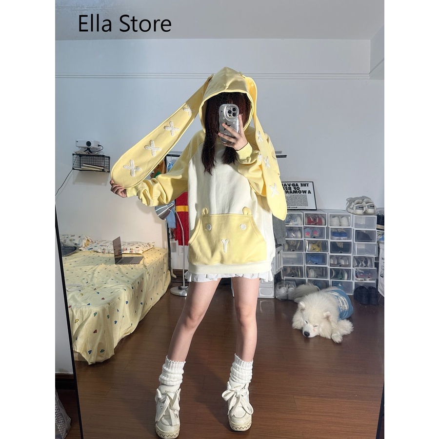 Ella Store Áo Khoác hoodie áo khoác nữ zip hoodie fashionable Thời trang Thanh lịch Độc đáo WWY23936PU38Z230923