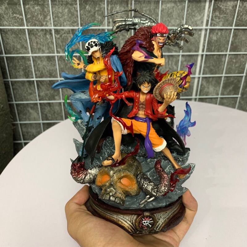 Mô hình - Bộ ba Siêu Tân Tinh Luffy - Kid - Law - One Piece