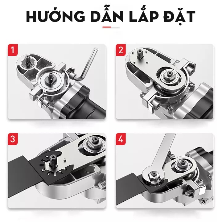 Bộ chuyển đổi máy mài thành máy cắt rung đa năng