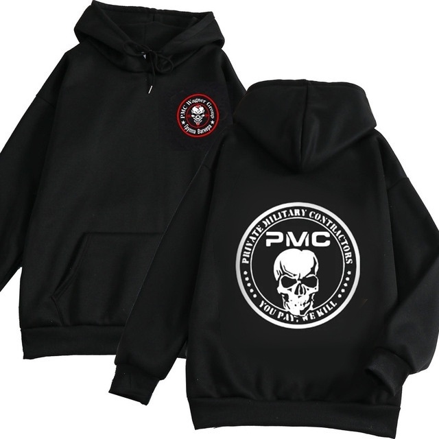 HOT Áo Hoodie Tay Dài In Hình Chiến Binh Quân Đội Nga PMC Wagner PMC Wagner Cho Nam