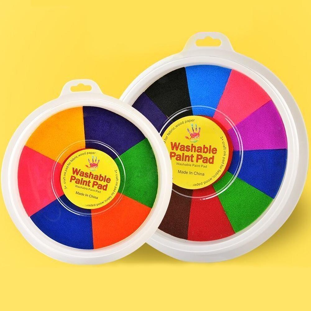 Màu Sắc Bộ Mực In Dấu Vân Tay diy Cho Bé y5s3