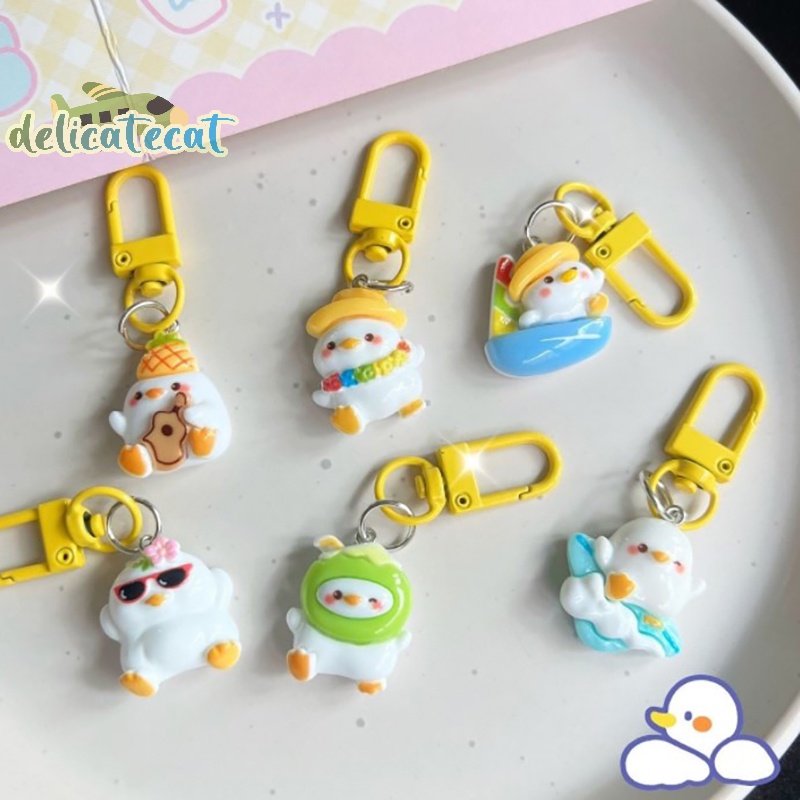Móc Khóa Treo Túi Xách / Điện Thoại Trang Sức Hình Chú Vịt Dễ Thương