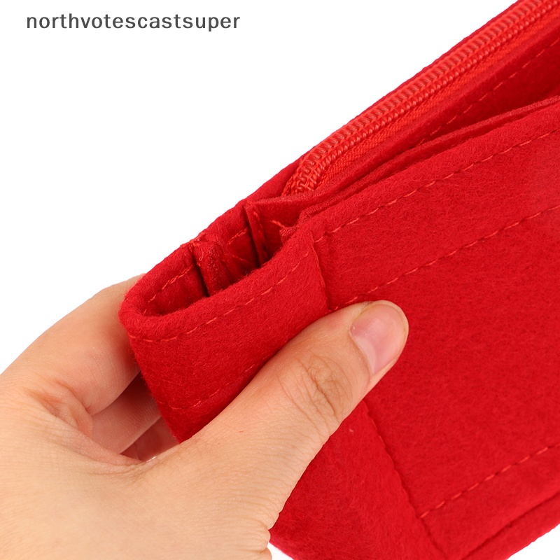Northvotescastsuper Túi Nỉ mini Đựng Túi Xách Có Lớp Lót Bên Trong Tiện Dụng nvcs