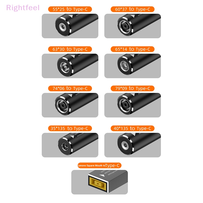 Dây Cáp Sạc Chuyển Đổi usb type c pd 5v 9v12v pd6w usb type c Sang dc Cho lenovo / hp / dell / asus Mới