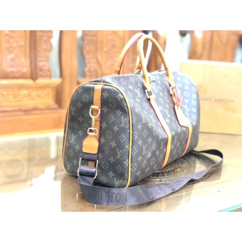 Túi trống du lịch LV hàng QCCC full logo hãng