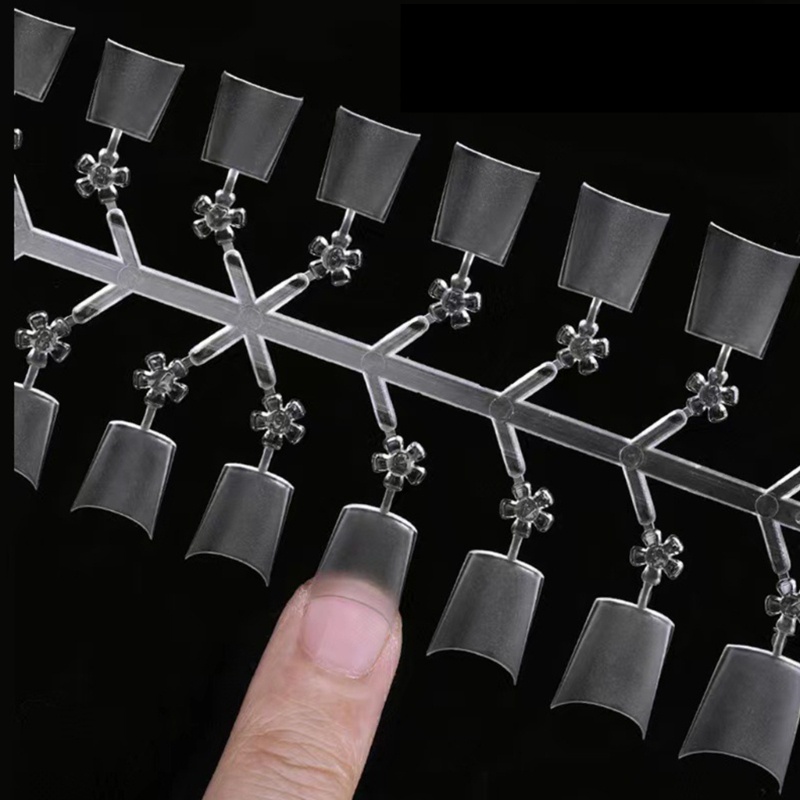 Ivy Bộ 240 Móng Tay Giả Ngắn Hình oval Bằng Nhựa resin Phong Cách Pháp