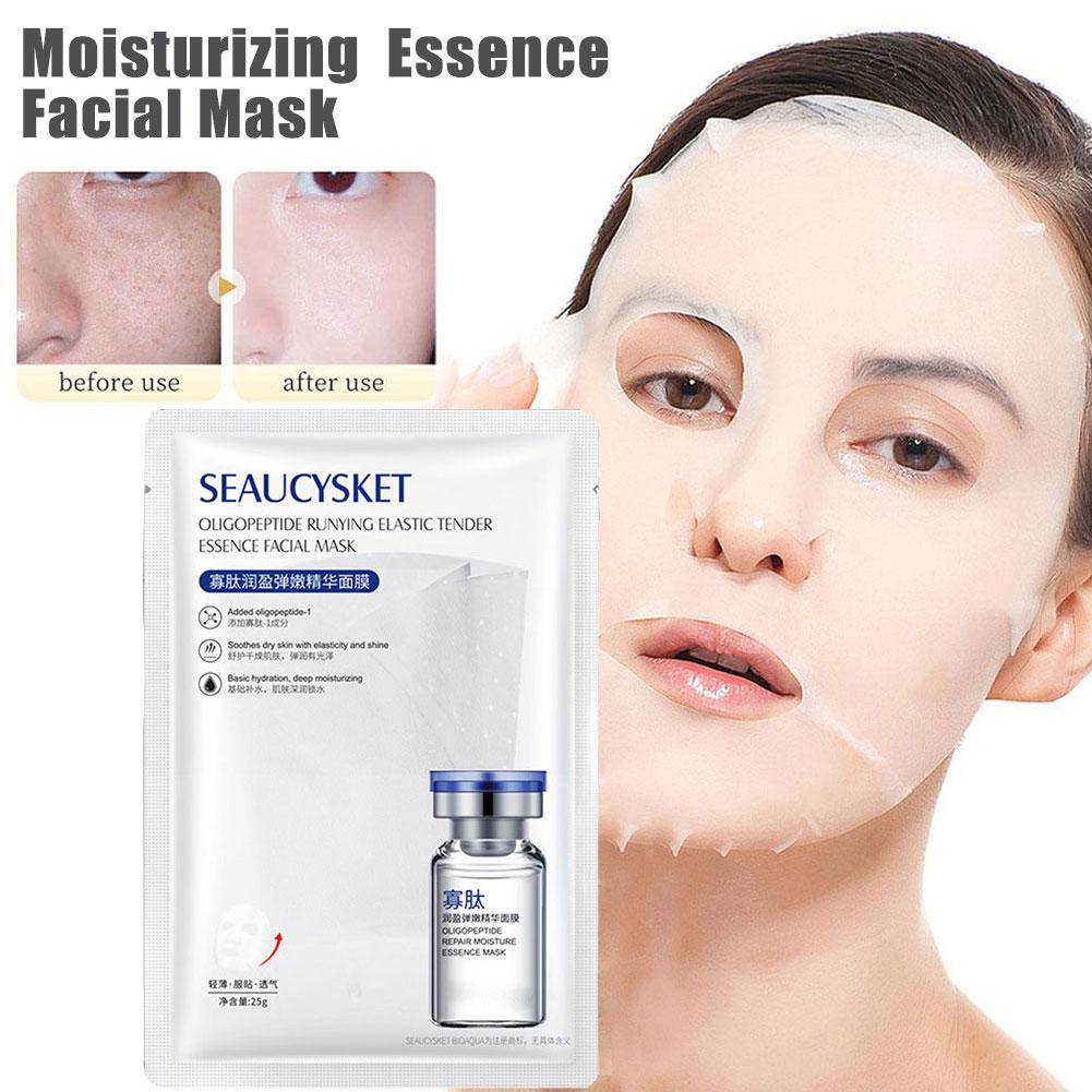 Bioaqua Mặt Nạ oligopeptide Dưỡng Ẩm Làm Sáng Da Khô 25g