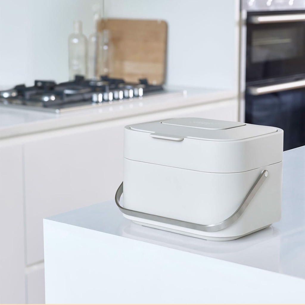 Thùng rác hữu cơ Joseph Joseph 30015 Stack 4 - Stein -khử mùi thông minh,