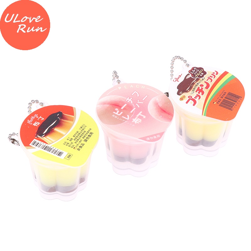 Uloverun Móc Khóa Đồ Chơi Giảm Căng Thẳng Hình Thức Ăn Mới Lạ vn