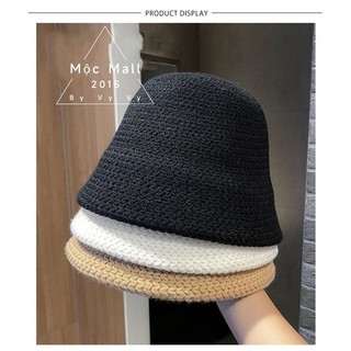 Mộc® mũ bucket vành cụp chất len nhung nhiều màu sắc ulzzang form unisex nam nữ ht-a-121