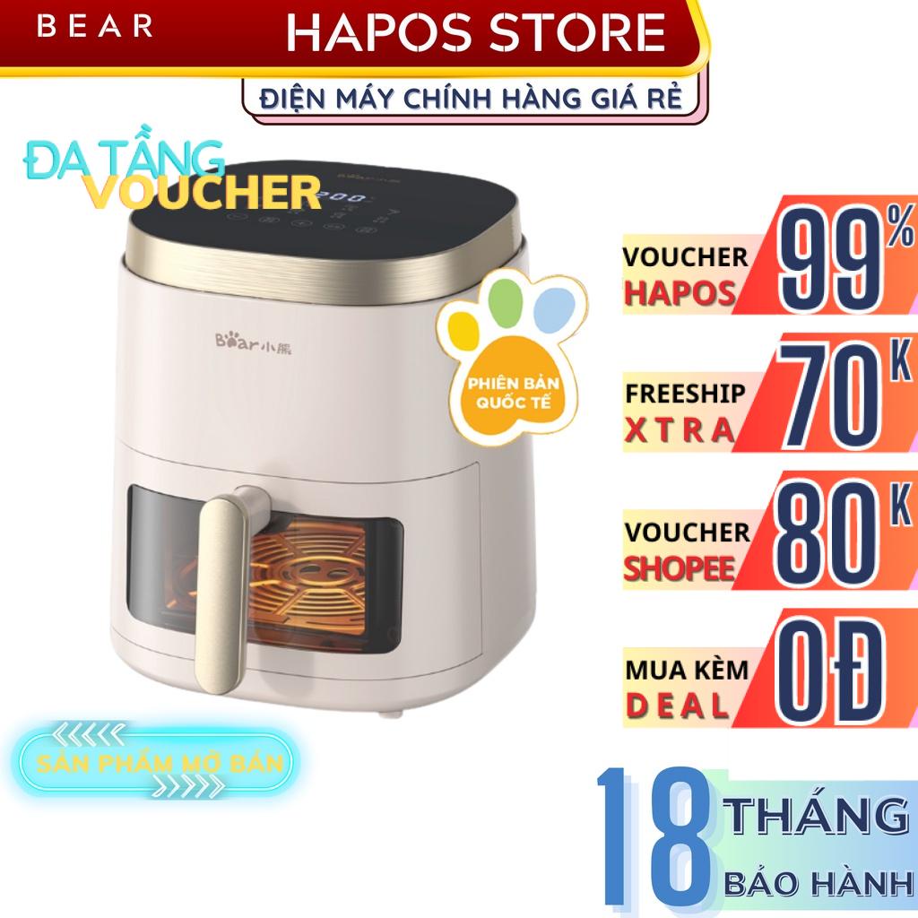 Nồi chiên không dầu 5L Bear QZG-F15E3 - Bản Quốc Tế - BH 18 Tháng chính hãng - HAPOS