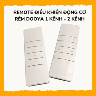 Remote điều khiển động cơ rèm Dooya dùng app tuya 1 kênh và 2 kênh phiên bản 2020