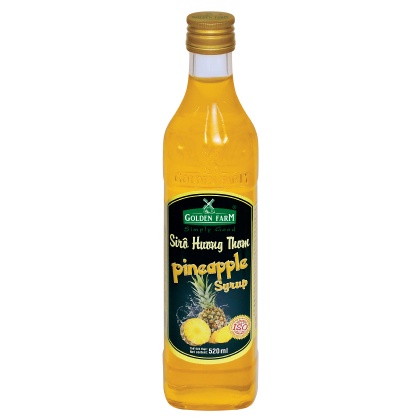Siro Golden Farm chai thủy tinh 520ml