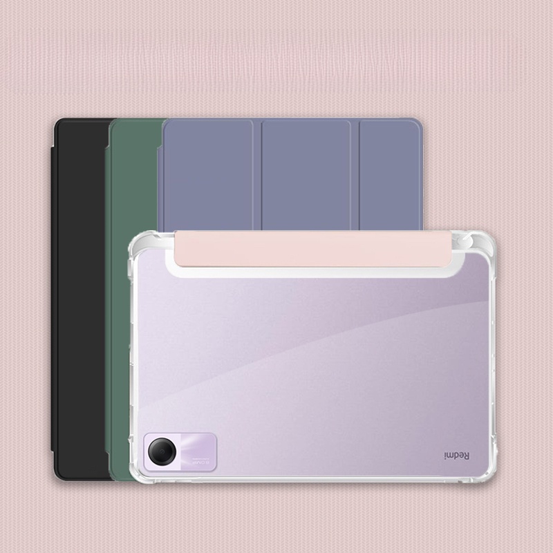 Bao Da Máy Tính Bảng Silicon Mềm Có Ngăn Đựng Bút Cho xiaomi pad 6 pro 11 "2023 mi pad 5pro 11 12.4 redmi pad 10.61 redmi pad se 11 Ốp