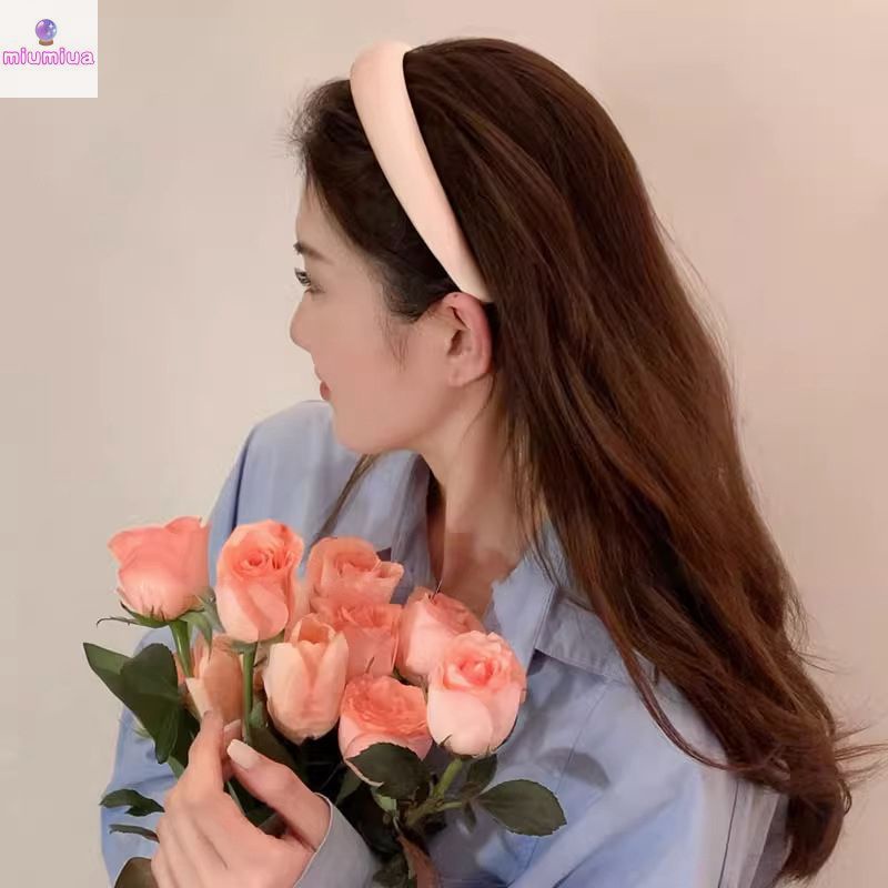 Miumiua🔮Cài Tóc Bằng Vải Màu Trơn Kiểu Dáng Thời Trang Cho Nữ 2024