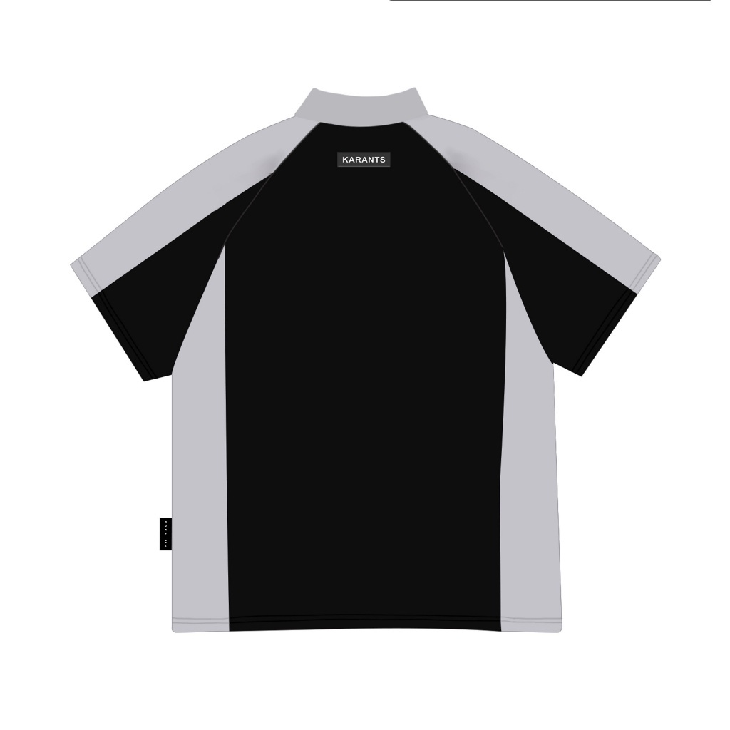 Áo Polo Phối Khoá Kéo SuperStar Karants Local Brand. Polo Unisex Nam Nữ Oversize - KR52 áo thun có cổ form rộng oversize