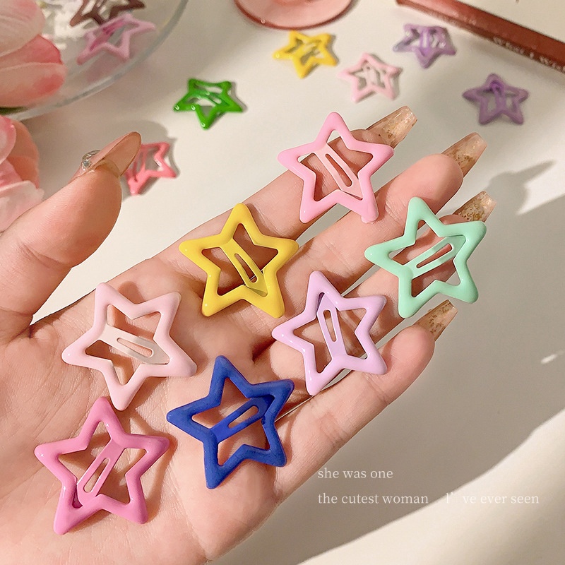 Set 25 Kẹp Tóc Ngôi Sao mini Dễ Thương Cho Bé Gái