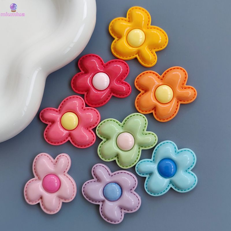 Miumiua🔮Kẹp Tóc Ba Chiều Đính Hoa Dễ Thương Cho Bé Gái