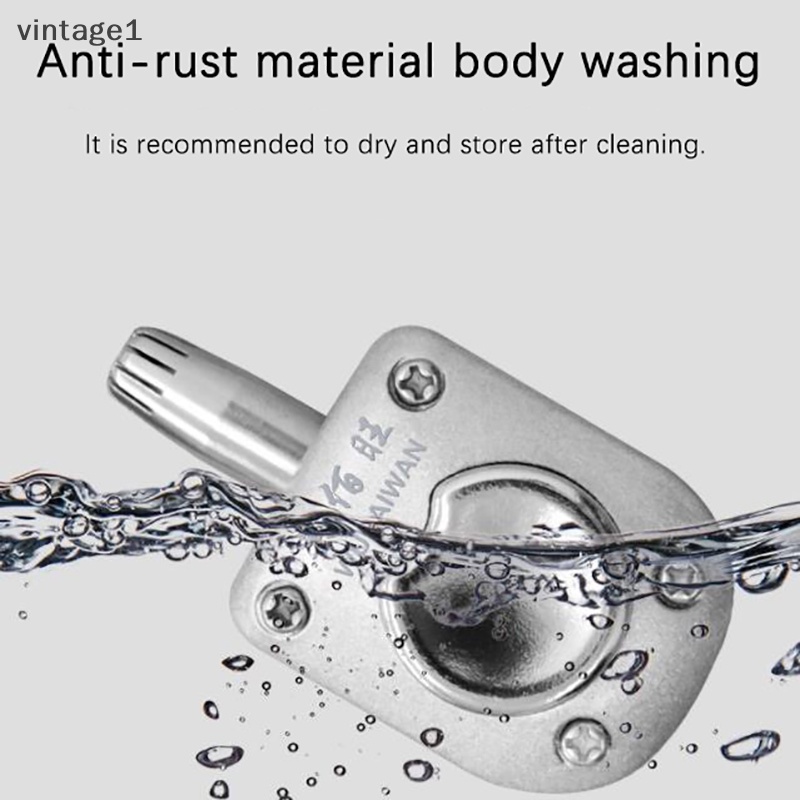 Tông Đơ Cắt Tỉa Lông Mũi Và Tai Chuyên Nghiệp Với Lưỡi Dao Kép Dễ Vệ Sinh Cho Nam Và Nữ