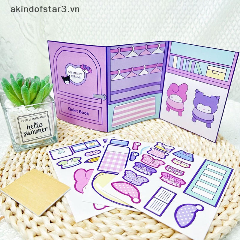 Sách Đồ Chơi Tự Làm Hình sanrio doudou kuromi melody Yên Tĩnh