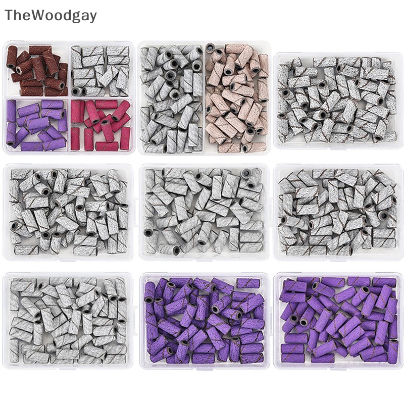 Bộ 80 / 150 / 180 / 240 Vòng Cát Mài Móng Tay Điện Tiện Dụng